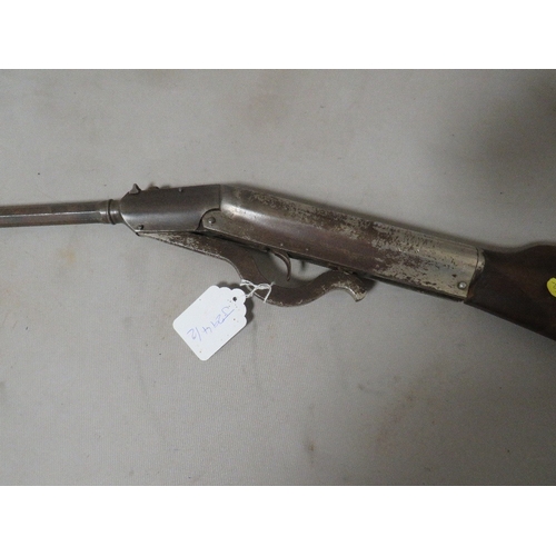 497 - An antique Gem type air rifle