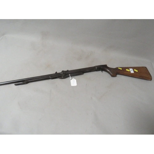 499 - An antique BSA Lincoln Jeffries, top loading under lever air rifle A/F