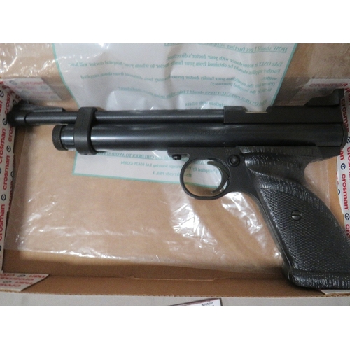 513 - A boxed Crosman air power 2240 bolt action pistol