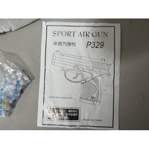 515 - A boxed Hop air sport P329 BB gun