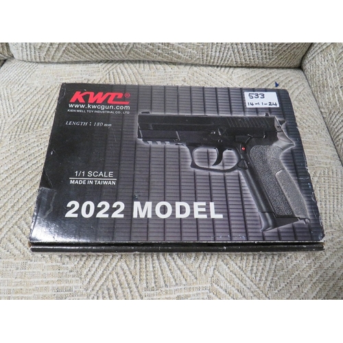 533 - A KWC 2022 model BB Gun