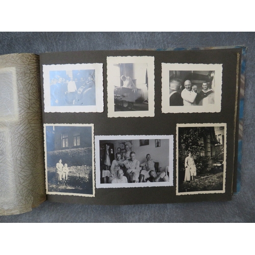 106 - A WW2 GERMAN KRIEGSMARINE INTEREST PHOTOGRAPH ALBUM, including images of sailors in uniform, U boat ... 