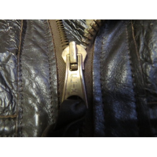 127 - A POST WAR IRVIN SHEEPSKIN FLYING JACKET