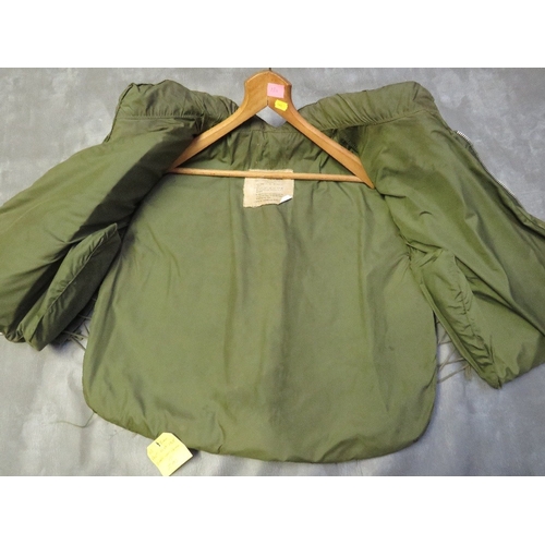 130 - A US M69 FLAK JACKET, with zipped front