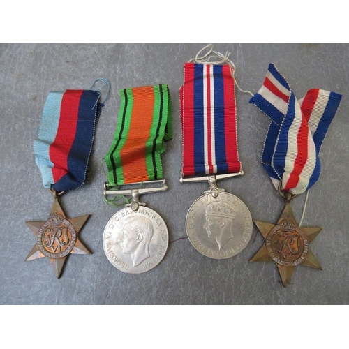 200 - TWO WW2 MEDAL GROUPS IN POSTAL BOXES, the first 39-45 star, Africa star, Italy star and War Medal to... 