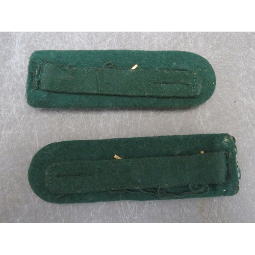 272 - A PAIR OF GERMAN WW2 CUSTOMS OFFICIAL SHOULDER STRAPS (Water Ways - OBRR20LLSHIFFER)