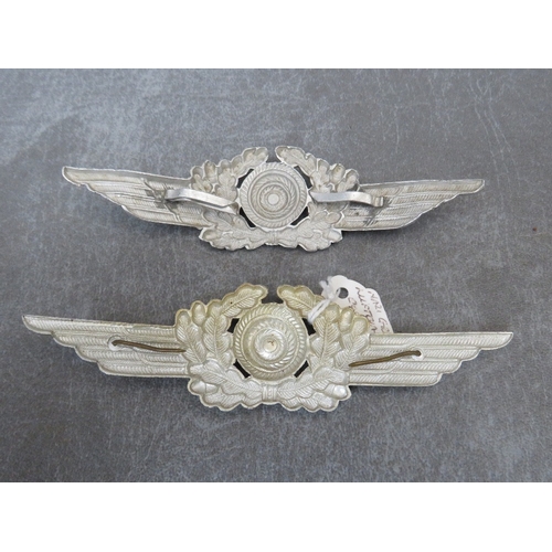 284 - TWO LUFTWAFFE METAL CAP COCKADES (2)