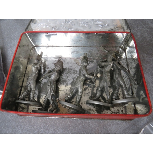 334 - A BOX OF MILITARY ONTEREST COLLECTABLES TO INCLUDE DRESS BAYONET FROGS, a 7.62 mm general purpose ma... 