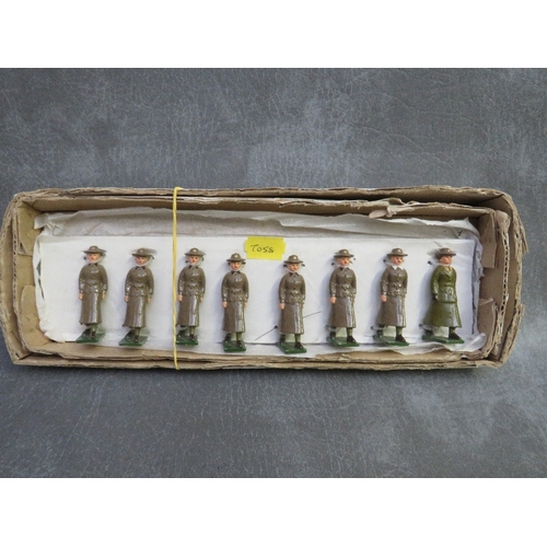 310 - A SET OF EIGHT WOMENS ARMY AUXILLARY CORPS, stamped 'AR' to base