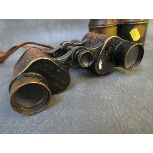 364 - TWO PAIRS OF EARLY 20th CENTURY FIELD GLASSES (2)