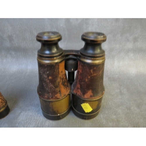 364 - TWO PAIRS OF EARLY 20th CENTURY FIELD GLASSES (2)