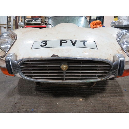 1183 - A 1972 JAGUAR SERIES 3, 5.3L E-TYPE CAR, registration number 3 PVT included, approximate mileage 78,... 