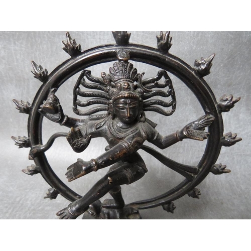 1042 - AN EASTERN BRONZE FIGURE OF SHIVA, South India, H 16.5 cm