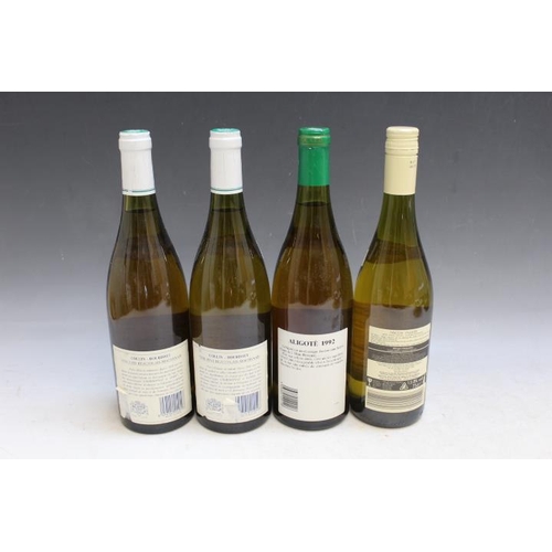 880 - 4 BOTTLES OF FRENCH WINES TO INCLUDE 2 BOTTLES OF DOMAINE DES BURDINES MACON-VILLAGES