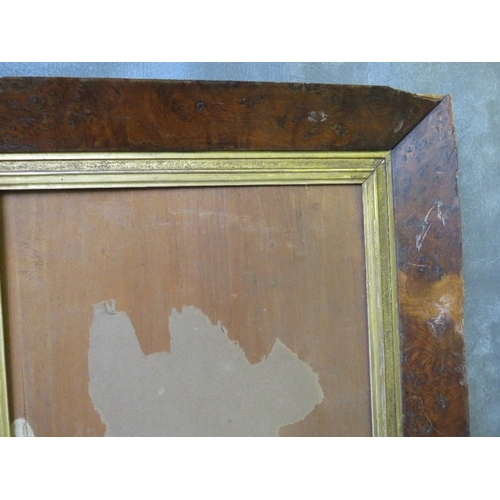 421 - A PAIR OF 19TH CENTURY MAPLE FRAMES, frame W 5.5 cm, rebates 52 x 40 cm