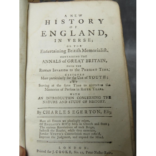 508 - GILLIES JOHN - THE HISTORY OF ANCIENT GREECE, ITS COLONIES & CONQUESTS, one volume, together with Eg... 