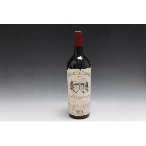 913 - A MAGNUM BOTTLING OF CHATEAU LA GURGUE MARGAUX 1988, mid to low neck