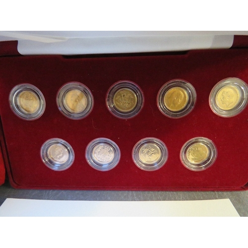 767 - DEFINITVE GOLD HALF SOVEREIGN COLLECTION, Queen Victoria - QEII, consists of the following dates, 18... 