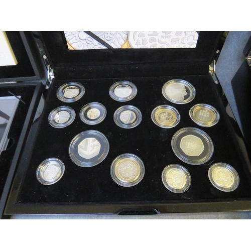 769 - QEII ROYAL MINT SILVER PROOF COIN SETS, 2006, 2008, 2010 and 2011, in cases of issue with COA's