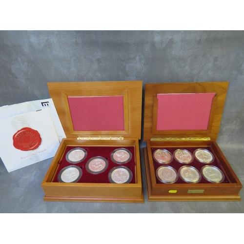 771 - TWO ROYAL MINT GREAT SEALS OF THE REALM SET IN SILVER, both in cases of issue with COAs (2 sets)