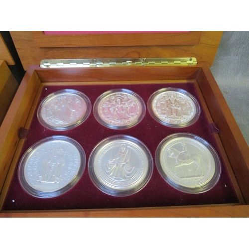 771 - TWO ROYAL MINT GREAT SEALS OF THE REALM SET IN SILVER, both in cases of issue with COAs (2 sets)