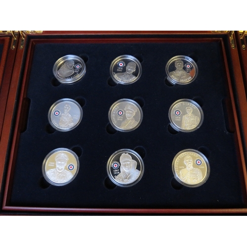 772 - ROYAL MINT CASED SETS, consisting of 2008 90th Anniversary of WWI (in silver), 2008 History of The R... 