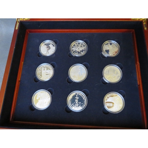 772 - ROYAL MINT CASED SETS, consisting of 2008 90th Anniversary of WWI (in silver), 2008 History of The R... 