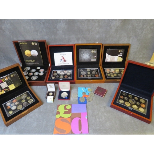 776 - A COLLECTION OF ROYAL MINT EXECUTIVE PROOF SETS, 2006, 2007, 2008, 2010 and 2011, along with a 2012 ... 