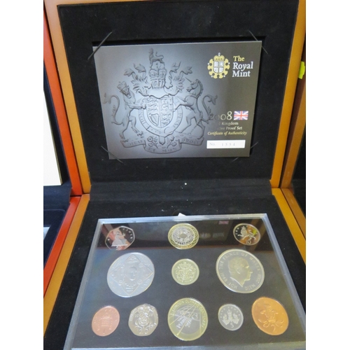 776 - A COLLECTION OF ROYAL MINT EXECUTIVE PROOF SETS, 2006, 2007, 2008, 2010 and 2011, along with a 2012 ... 