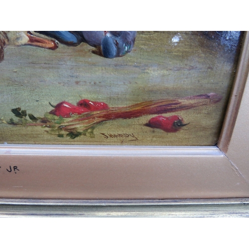 506 - JAMES HARDY JNR. (1832-1899). 'Dead Birds and Still Life', signed lower right and titled verso, oil ... 