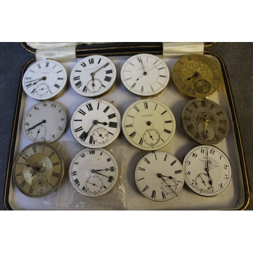 732 - A COLLECTION OF POCKET WATCH MOVEMENTS, to include a Livingstone, Thomas Russell & Son etc., average... 