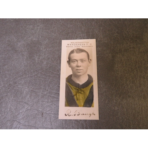 513 - FOUR 1924 WOLVERHAMPTON WANDERERS PLAYERS PAULTON WOLVES & OFFICIALS FOOTBALL TRADE CARDS, comprisin... 