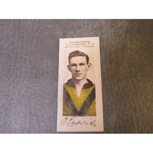 513 - FOUR 1924 WOLVERHAMPTON WANDERERS PLAYERS PAULTON WOLVES & OFFICIALS FOOTBALL TRADE CARDS, comprisin... 