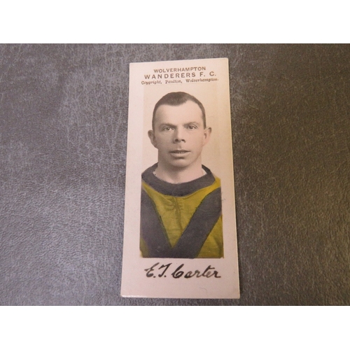 513 - FOUR 1924 WOLVERHAMPTON WANDERERS PLAYERS PAULTON WOLVES & OFFICIALS FOOTBALL TRADE CARDS, comprisin... 