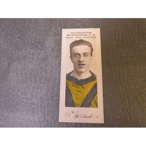 513 - FOUR 1924 WOLVERHAMPTON WANDERERS PLAYERS PAULTON WOLVES & OFFICIALS FOOTBALL TRADE CARDS, comprisin... 