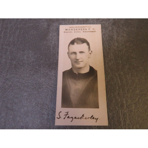 514 - FOUR 1924 WOLVERHAMPTON WANDERERS PLAYERS PAULTON WOLVES & OFFICIALS FOOTBALL TRADE CARDS, comprisin... 