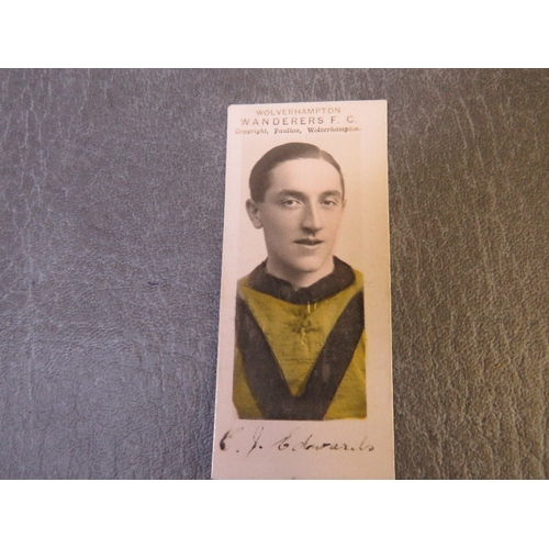 514 - FOUR 1924 WOLVERHAMPTON WANDERERS PLAYERS PAULTON WOLVES & OFFICIALS FOOTBALL TRADE CARDS, comprisin... 