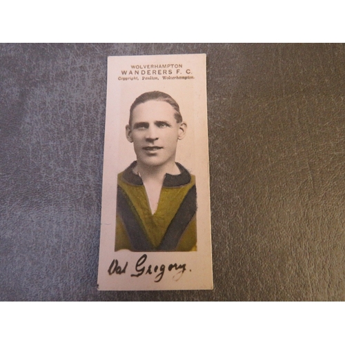 515 - FOUR 1924 WOLVERHAMPTON WANDERERS PLAYERS PAULTON WOLVES & OFFICIALS FOOTBALL TRADE CARDS, comprisin... 