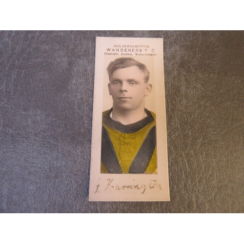 516 - FOUR 1924 WOLVERHAMPTON WANDERERS PLAYERS PAULTON WOLVES & OFFICIALS FOOTBALL TRADE CARDS, comprisin... 