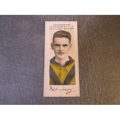 516 - FOUR 1924 WOLVERHAMPTON WANDERERS PLAYERS PAULTON WOLVES & OFFICIALS FOOTBALL TRADE CARDS, comprisin... 