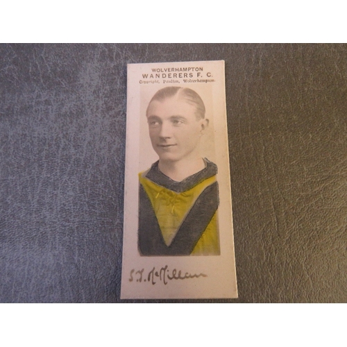 517 - FOUR 1924 WOLVERHAMPTON WANDERERS PLAYERS PAULTON WOLVES & OFFICIALS FOOTBALL TRADE CARDS, comprisin... 