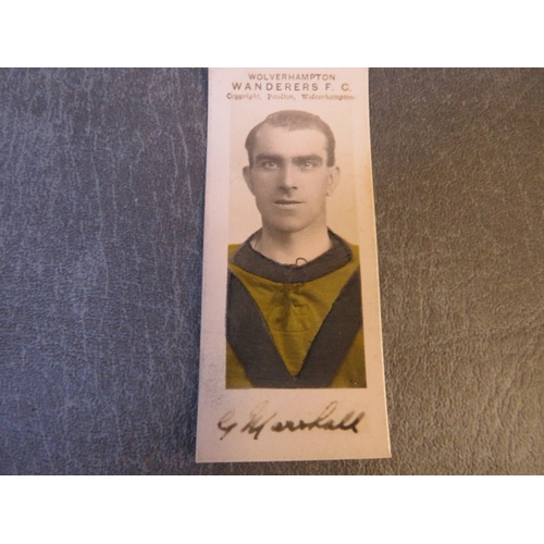 518 - FOUR 1924 WOLVERHAMPTON WANDERERS PLAYERS PAULTON WOLVES & OFFICIALS FOOTBALL TRADE CARDS, comprisin... 