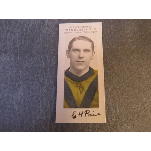 518 - FOUR 1924 WOLVERHAMPTON WANDERERS PLAYERS PAULTON WOLVES & OFFICIALS FOOTBALL TRADE CARDS, comprisin... 