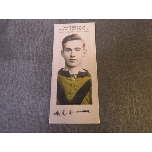 519 - FOUR 1924 WOLVERHAMPTON WANDERERS PLAYERS PAULTON WOLVES & OFFICIALS FOOTBALL TRADE CARDS, comprisin... 