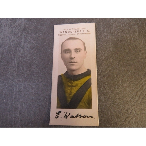 519 - FOUR 1924 WOLVERHAMPTON WANDERERS PLAYERS PAULTON WOLVES & OFFICIALS FOOTBALL TRADE CARDS, comprisin... 