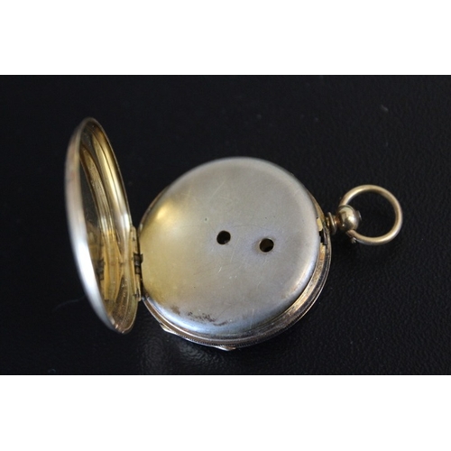 712 - AN 18K J.F. JACOT LOCLE OPEN FACED POCKET WATCH, circa. 1880, signed to the enamel dial, marked to t... 