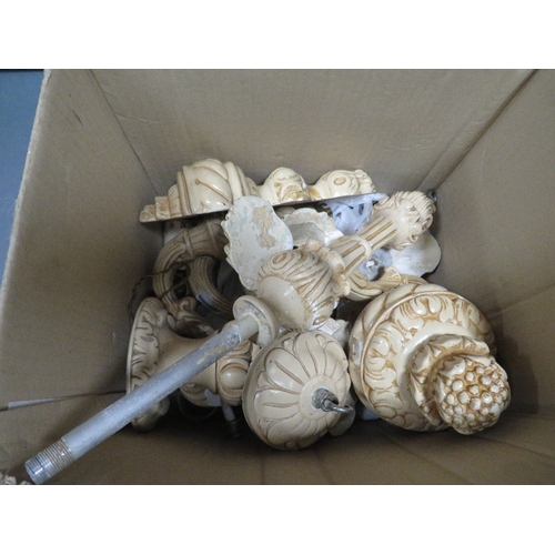 82 - A quantity of lamps and light fittings etc