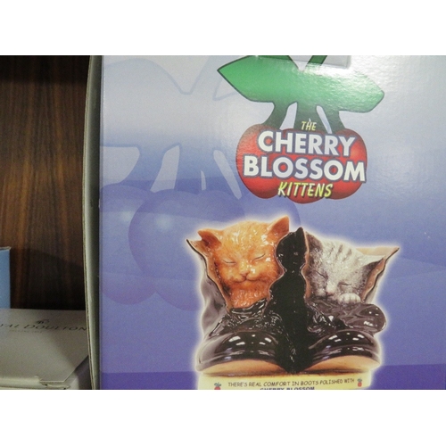 308 - A boxed limited edition Royal Doulton figurine Cherry Blossoms kittens