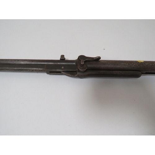 321 - A BSA Lincoln Jeffries under lever air rifle, serial number 965, produced in 1905, with impressed ma... 