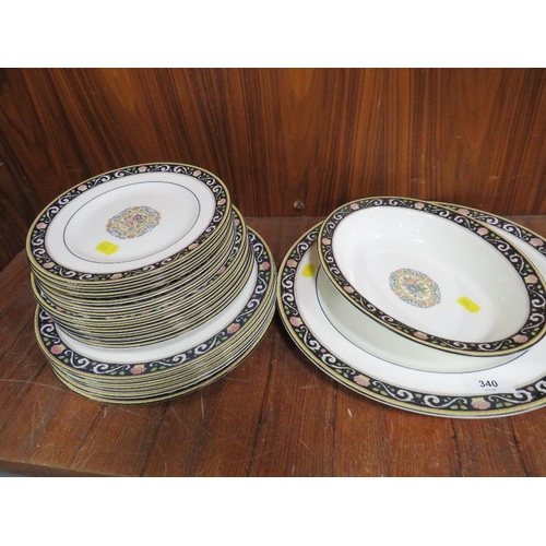 340 - A selection of Wedgwood Runnymede dinner ware